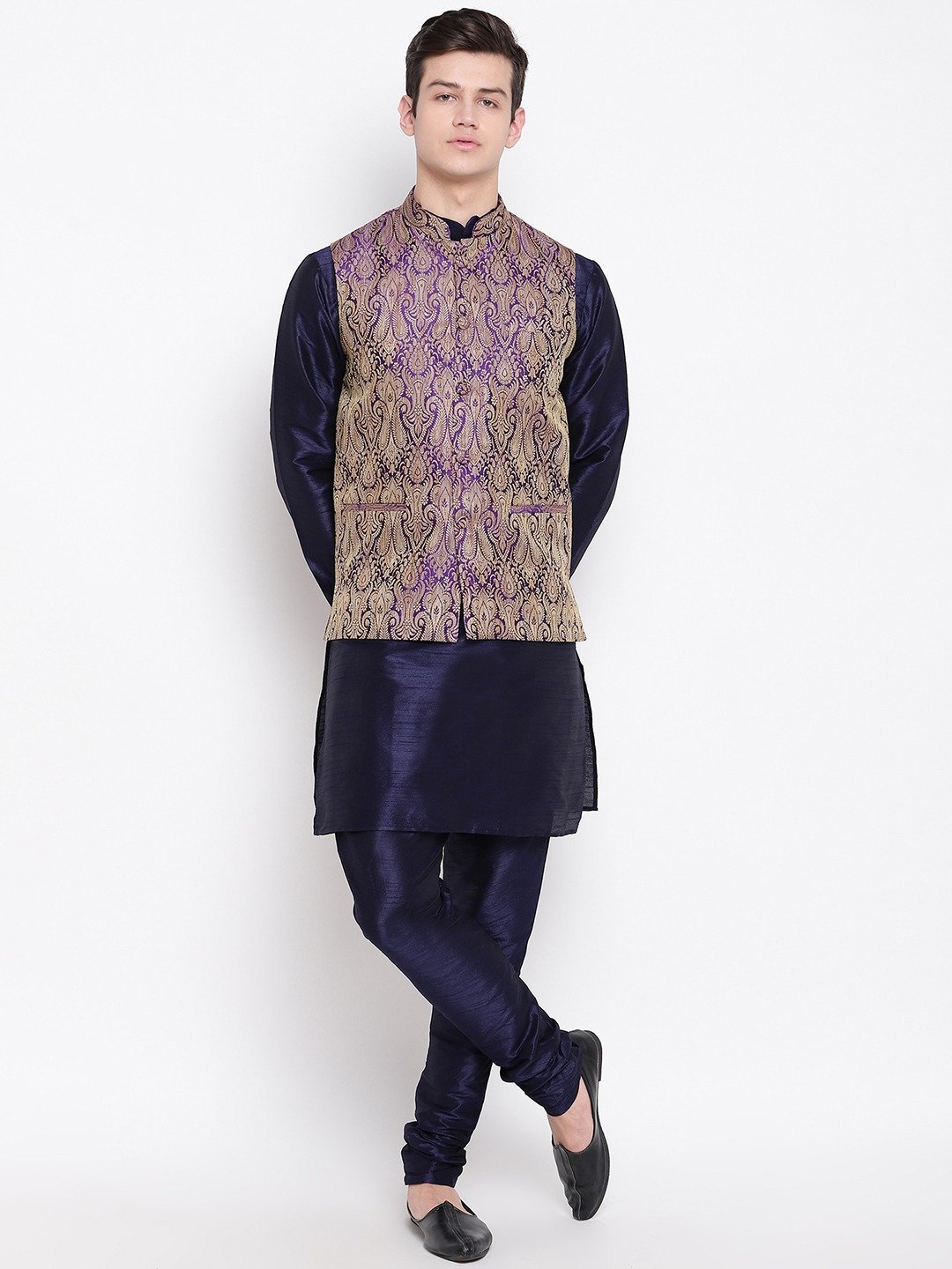 blue kurta matching pant